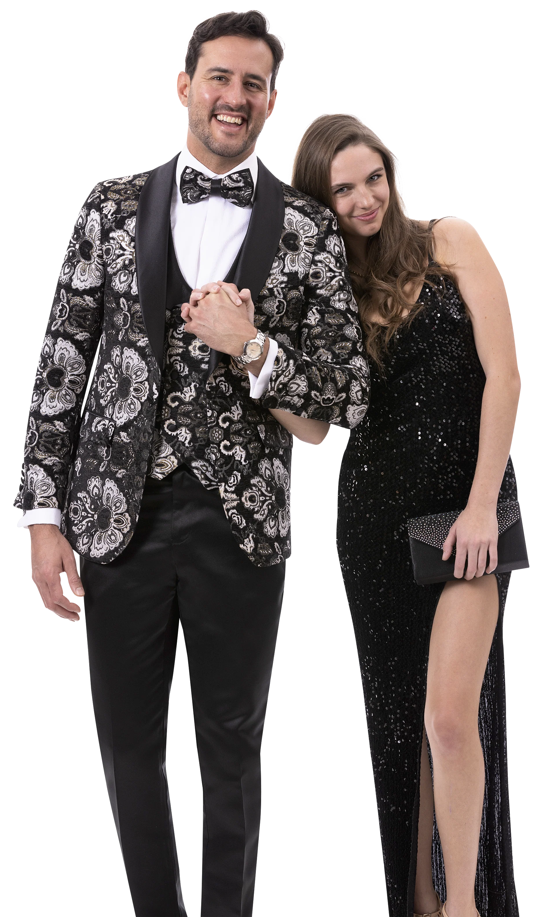 black floral printed blazer