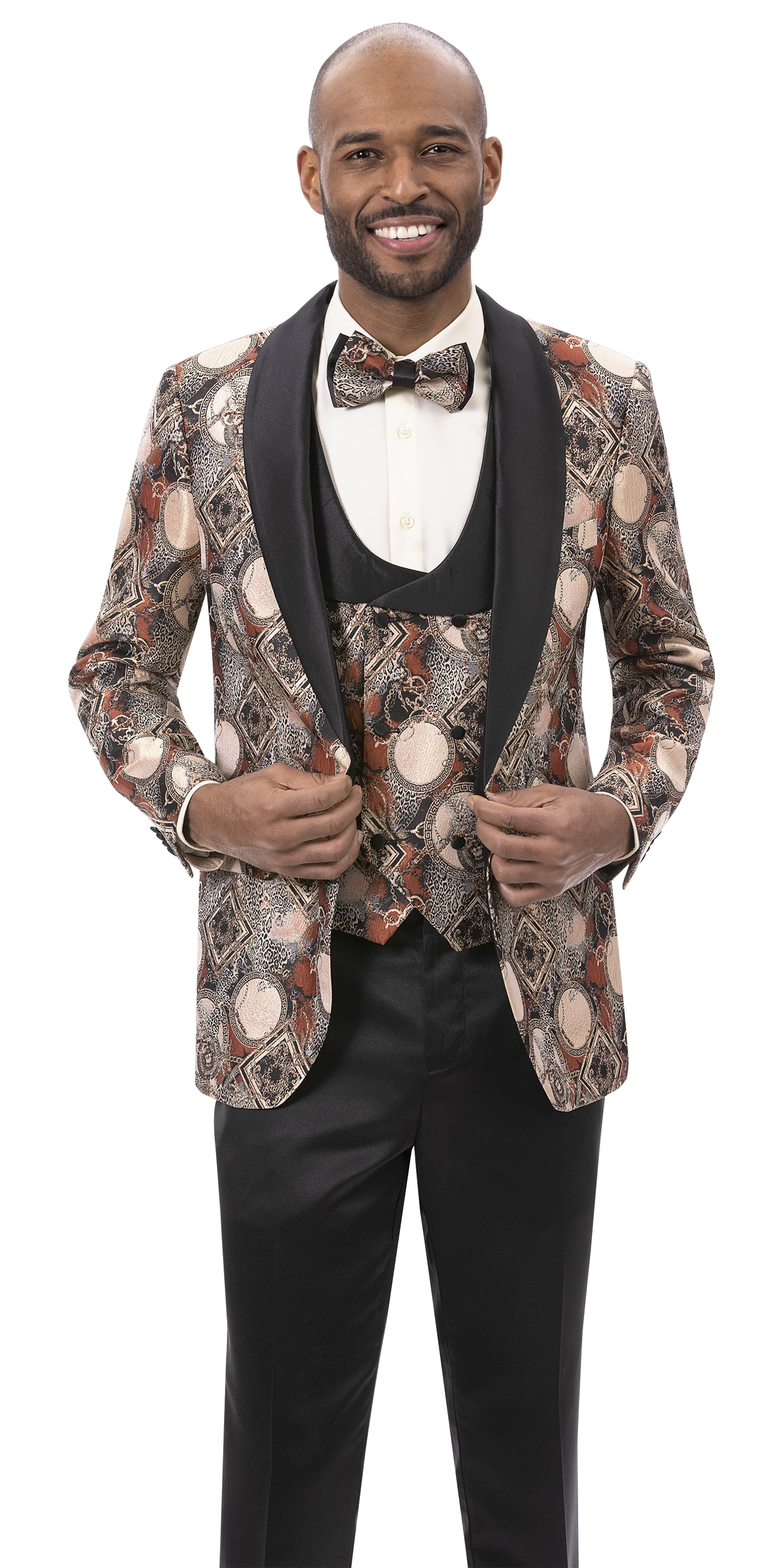 Rust Single Breasted Blazer