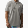 Tristan Collection: Grey Three-Button Polo Shirt