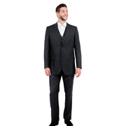 Black Pinstripe Three-Piece Suit