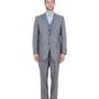 Argonaut Collection: Grey Textured Solid Three-Piece Suit – Modern Fit