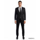 Black 2-Piece Skinny Fit Suit by Tazio - M284SK