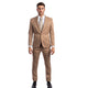 Dark Taupe 2-Piece Skinny Fit Suit by Tazio - M284SK