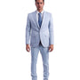 Metropolis Modern Collection: Light Blue Two-Piece Suit – Skinny Fit