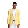 Oceanic Outfits Collection: Lemon Solid Color Slim Fit Blazer