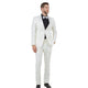 Ivory 2-Piece Hybrid Fit Tuxedo with Satin Notch Lapels