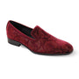 Vintner Velvet Collection: Wine Crystal-Studded Smoker Shoes - Luxurious Charm