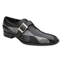 Belvedere Marte Monk Strap Shoes in Black & Grey
