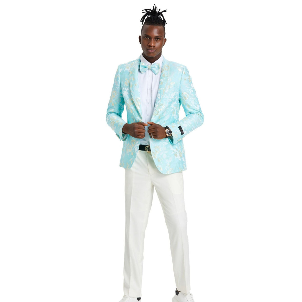 Mint/yellow blazer - MJ363S