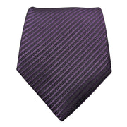 Men's Linear Pattern Necktie - Purple