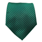 Men's Linear Pattern Necktie - Emerald