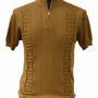 Opalessa Collection: Men's Gold Short Sleeve Sweater Shirt