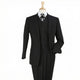 Luxury Wool Feel Black Classic Fit 3-Piece Suit Set with Vest