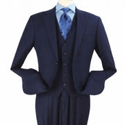 Navy Wool Feel Regular Fit Fashion Suit R3132