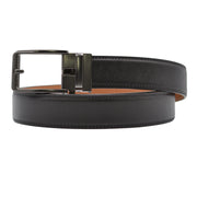Men's Open-Frame Removable Buckle Dress Belt - Black