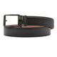 Men's Open-Frame Removable Buckle Dress Belt - Black