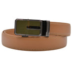 Hyakutake Collection: Men's Tan Single Belt with Removable Buckle