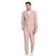 Pinstripe 3-Piece Skinny Fit Suit with Peak Lapel - Rose by Tazzio