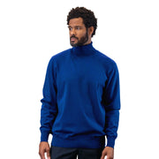 Men’s Royal Wool Cashmere Turtleneck Sweater Modern Fit