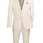 Roche Collection: Bone 2-Piece Solid Single-Breasted Super Stretch Slim Fit Suit