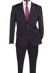 Roche Collection: Charcoal 2-Piece Solid Single-Breasted Super Stretch Slim Fit Suit