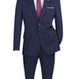 Roche Collection: Navy 2-Piece Solid Single-Breasted Super Stretch Slim Fit Suit