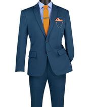 Men’s 2-Piece Super Stretch Slim Fit Suit - Teal