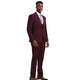 Maroonyx Collection: Stacy Adams Burgundy 3-Piece Suit
