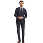 Kepler Collection: Stacy Adams Charcoal Solid 3-Piece Suit