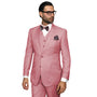 Europa Collection: Blush 3-Piece Modern Fit Suit – Super 180's Italian Wool