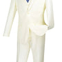 Formalita Collection: Men's Single Breasted 2-Button Slim Fit Suit In Ivory