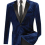 Hartley Collection: Velvet Slim Fit Navy Tuxedo for Men