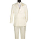 Ivory 2-Piece Double Breasted Satin Lapel Tuxedo Set