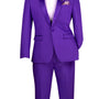 Bellatrix Collection: Royal Purple 2-Piece Luxurious Stretch Slim Fit Tuxedo with Shawl Lapel