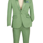 Bellatrix Collection: Sage 2-Piece Luxurious Stretch Slim Fit Tuxedo with Shawl Lapel