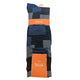 Navy Blue Block Stripe Dress Socks by Tallia