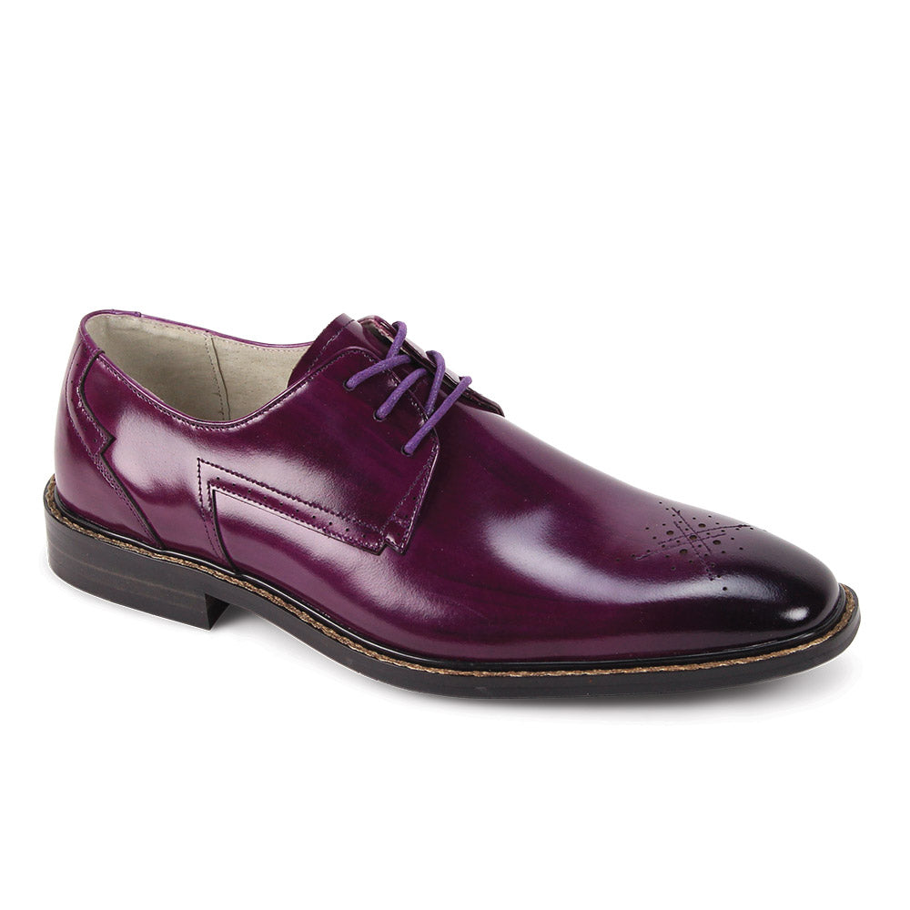 men purple dress shoes Men's Medallion Toe Lace-Up Leather Shoes, 13 white shoes for men Vacation Dresses – 12th Size:Us Size 20W Collection: Brunch