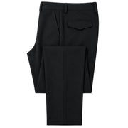 Black Modern Fit 4-Way Stretch Adjustable Waistband Dress Pants by Stacy Adams