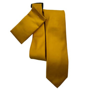 Men's Stacy Adams Solid Satin Tie & Pocket Square Set - Gold