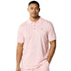 Men’s Stacy Adams Embroidered Logo Cotton Polo Shirt – Pink