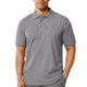 Men’s Stacy Adams Embroidered Logo Cotton Polo Shirt – Grey