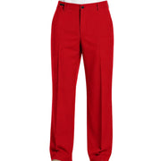 Men's Cavalry Twill Full-Cut Dress Pants - Red