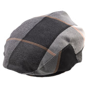 Grey Checkered Ivy Cap Classic Flat Cap