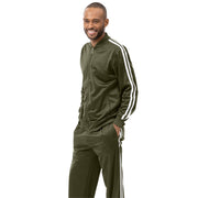 Men's 2 Piece Sport Tracksuit - Olive | Montique JS26