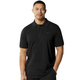 Men’s Stacy Adams Embroidered Logo Cotton Polo Shirt – Black