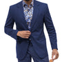 Lacaille Collection: Solid Color Chino Blazer in Mid Night Blue