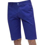 Royal Flat Front Cotton-Blend Chino Shorts - Classic Fit