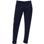 Lacaille Collection: Navy Chino Long Pants - Flat Front