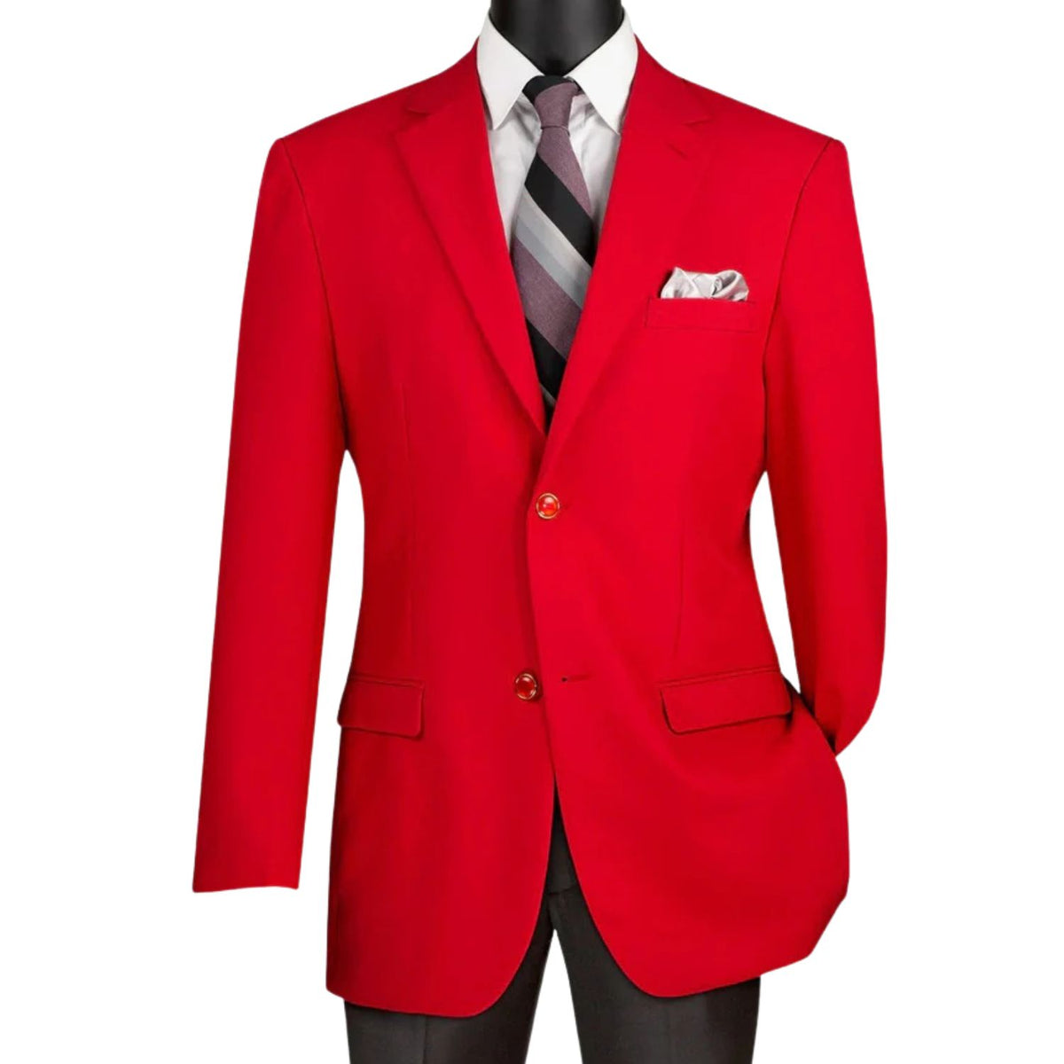 Red 2 Button Blazer - Regular Fit – Suits & More