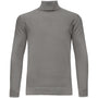 Nihal Collection: Silver Knit Turtleneck Sweater